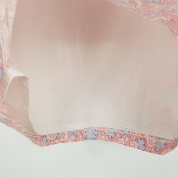 Vineyard Vines Margo Seahorse and Sand Dollar Print Skirt Size 6 - Picture 4 of 8